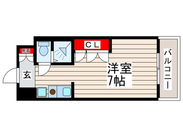 ﾆｭｰｶﾞｲｱﾘﾙｰﾑ葛西駅南ＮＯ20の物件間取画像